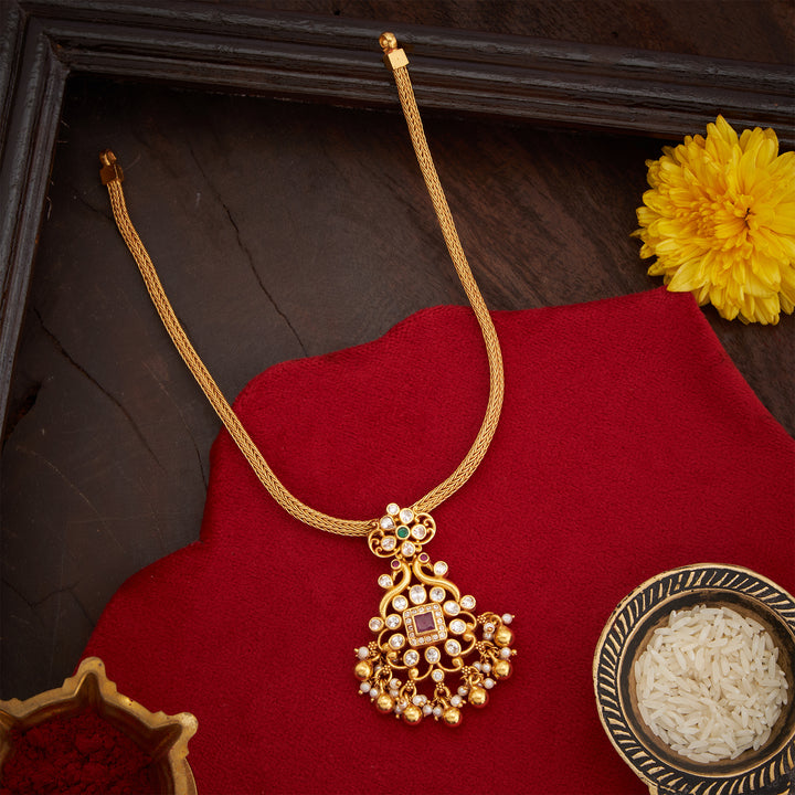 Navamani Emerald Short Necklace