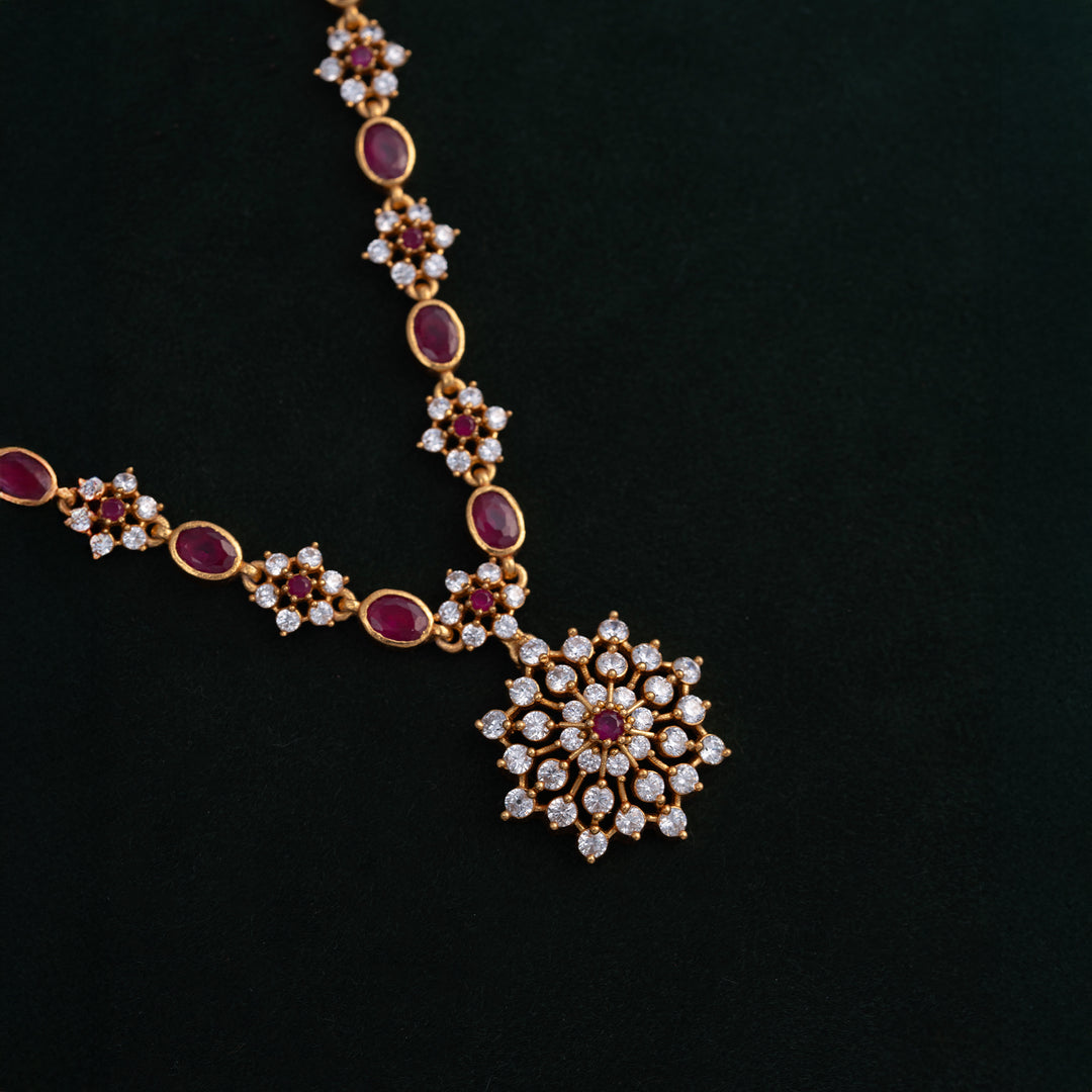 Red Stoned Necklace