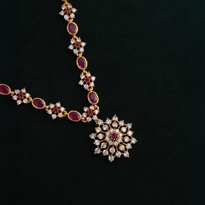 Red Stoned Necklace