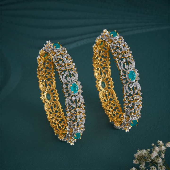 Spark Green Bliss Bangles