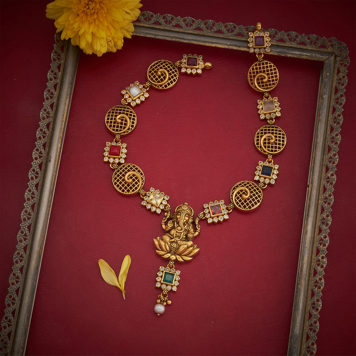 Jali Gajendra Necklace