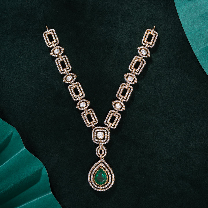 Rose Sparkle Necklace Set