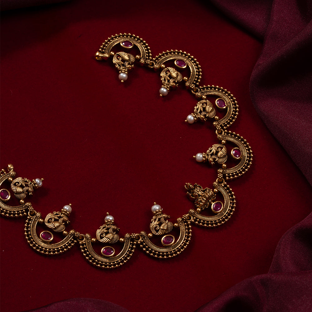 Sri Maheshwari Short Necklace