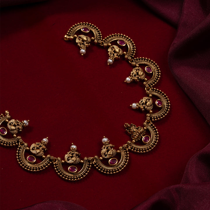 Sri Maheshwari Short Necklace