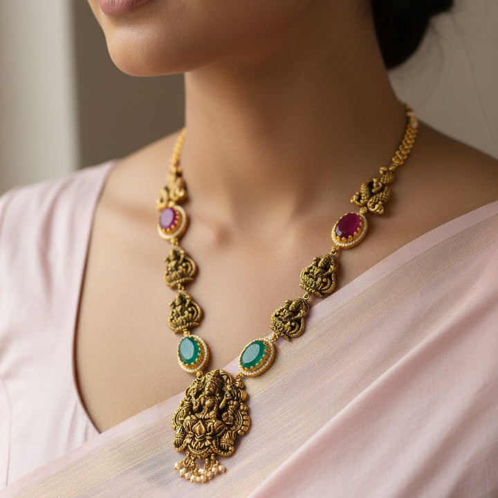 Padmavibhuti Temple Necklace
