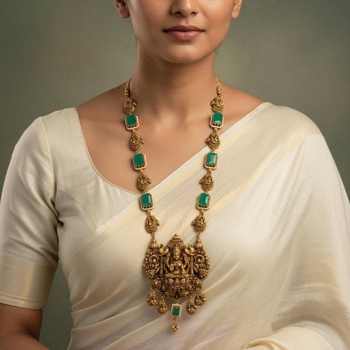 Padmanidhi Temple Necklace