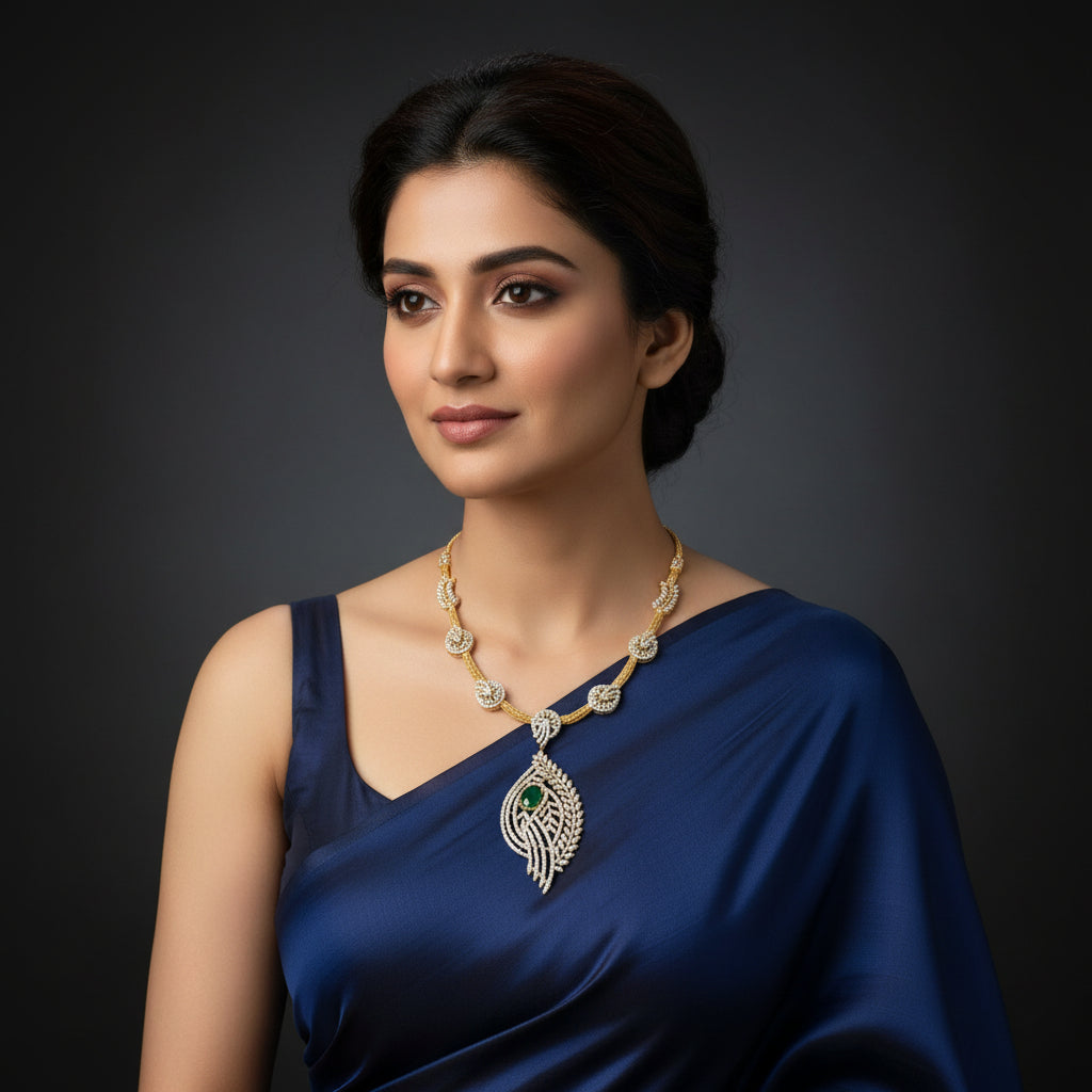 Lumina Drop CZ Necklace