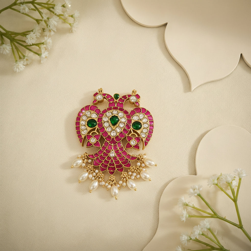 Twinshakti Kundan Pendant