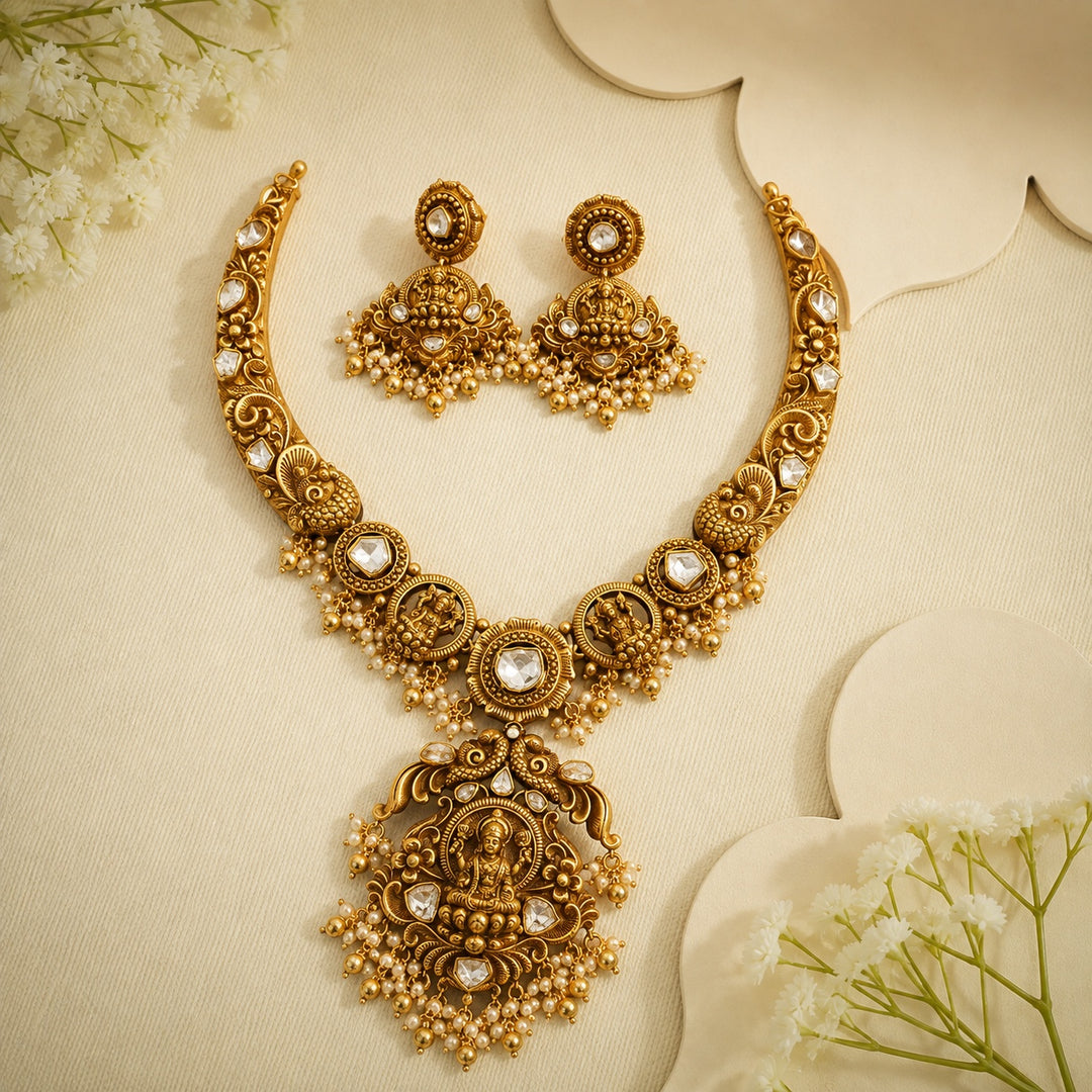 Charita Temple Necklace Set