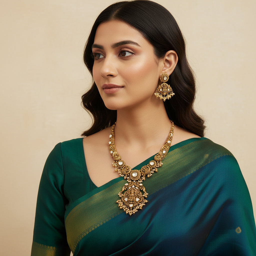 Charita Temple Necklace Set