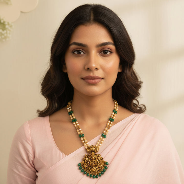 Aaradhya Temple Necklace