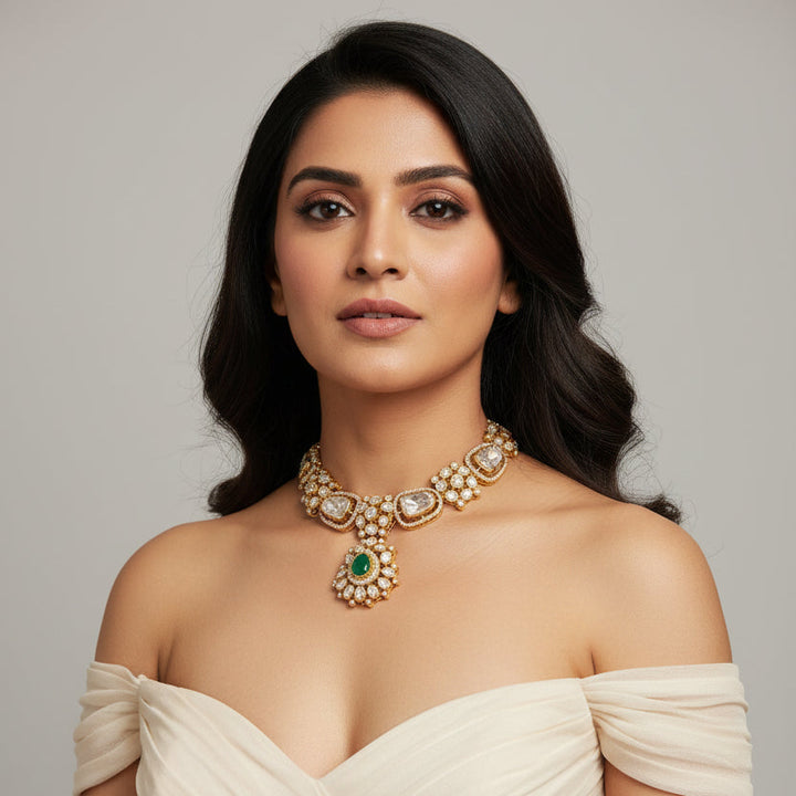 Petal Veil Moissanite Necklace