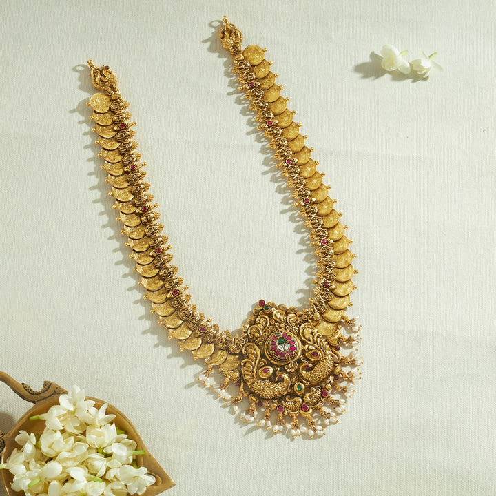 Shreevitha Kasu Temple Necklace