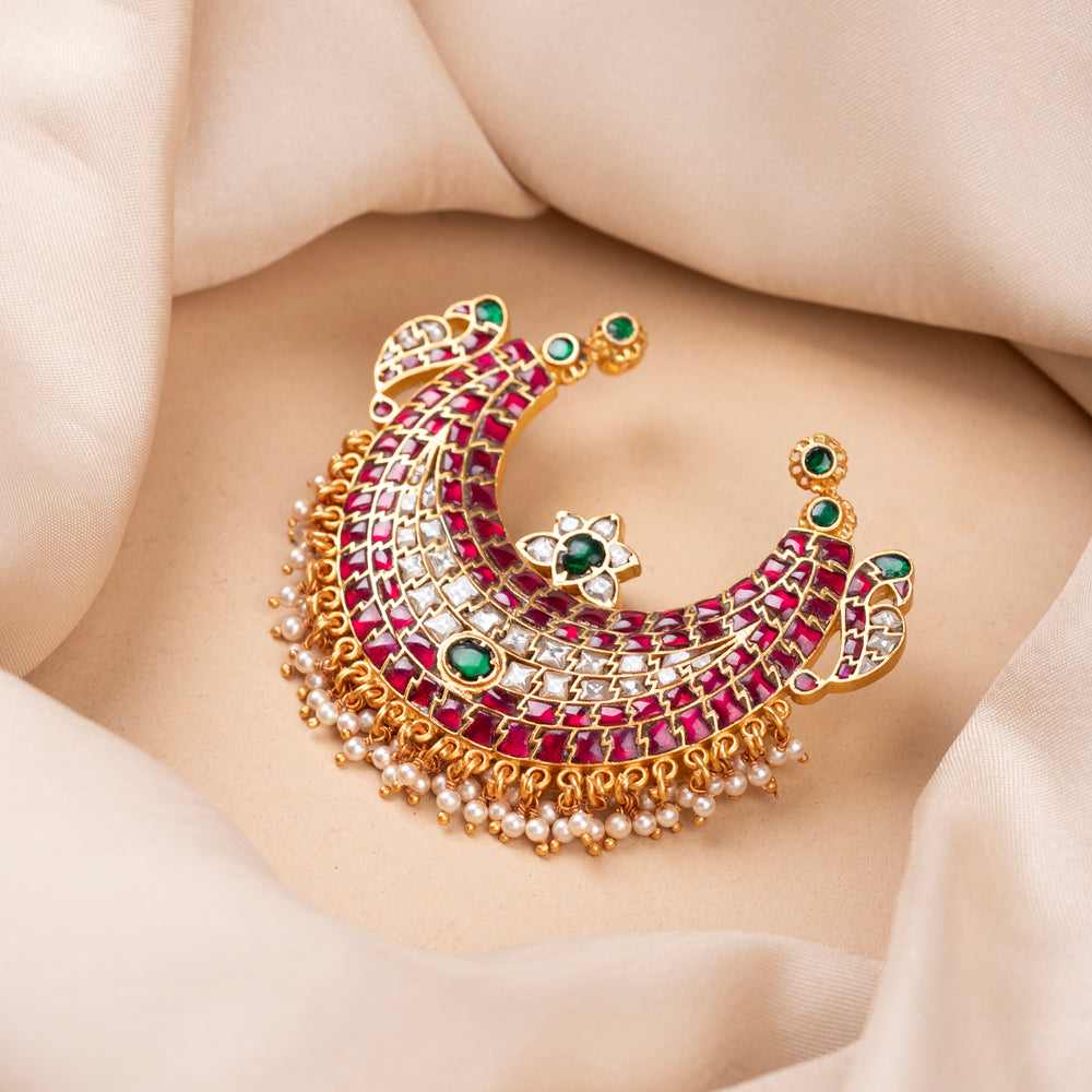 Kundan Chandrika Pendant