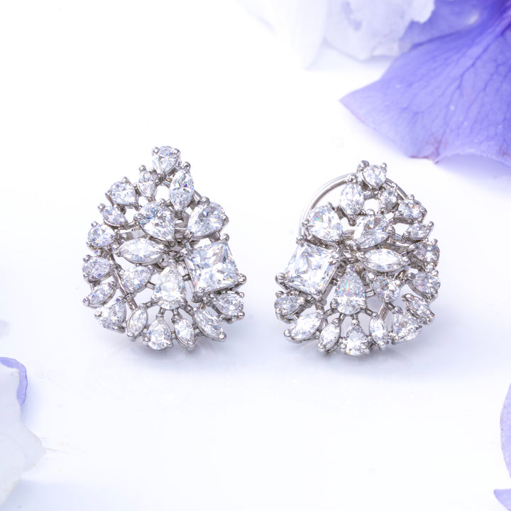 CZ Marquise Mist Studs