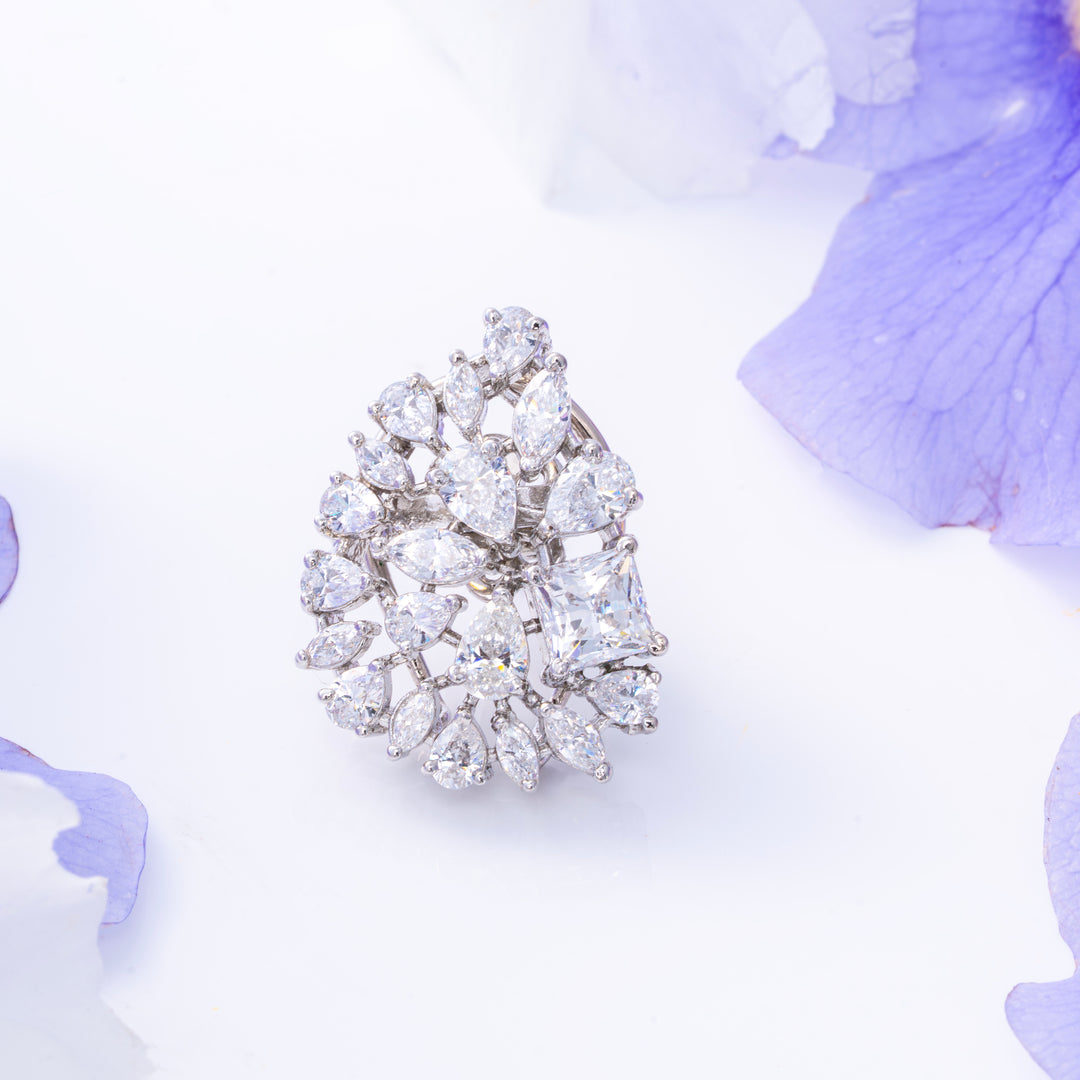 CZ Marquise Mist Studs