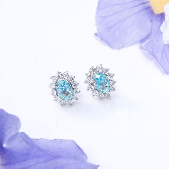 Crystal Wave Studs