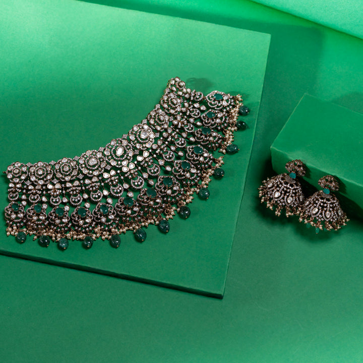 Gulmor Polki Jhumka