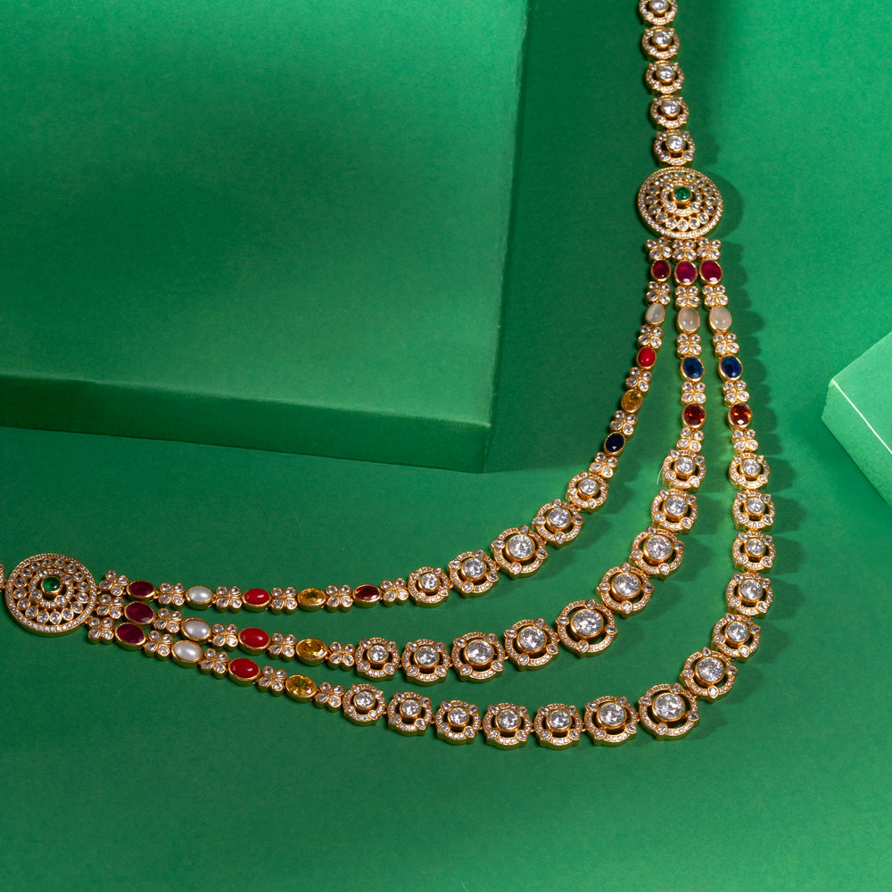 CZ Navatrio Necklace