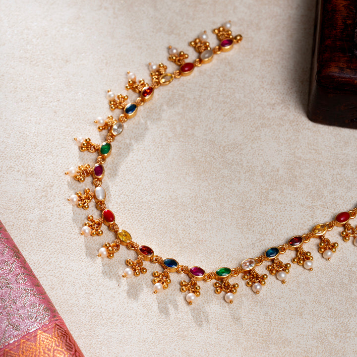 Navaraaya Short Necklace