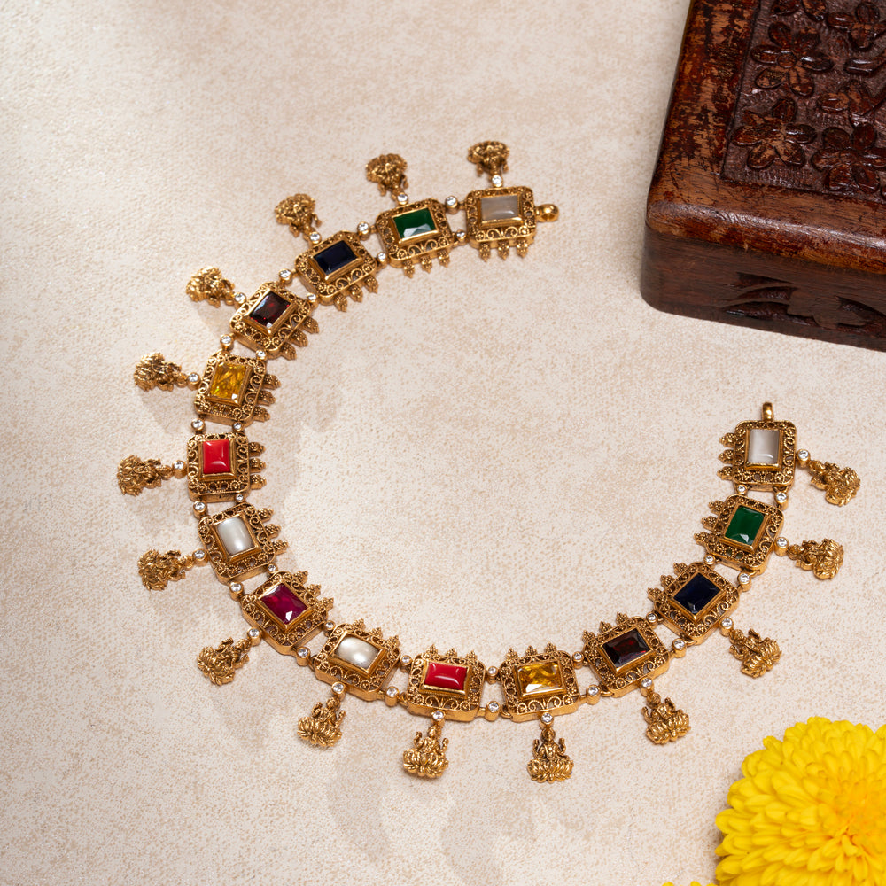 Navaratna Lakshmika Necklace