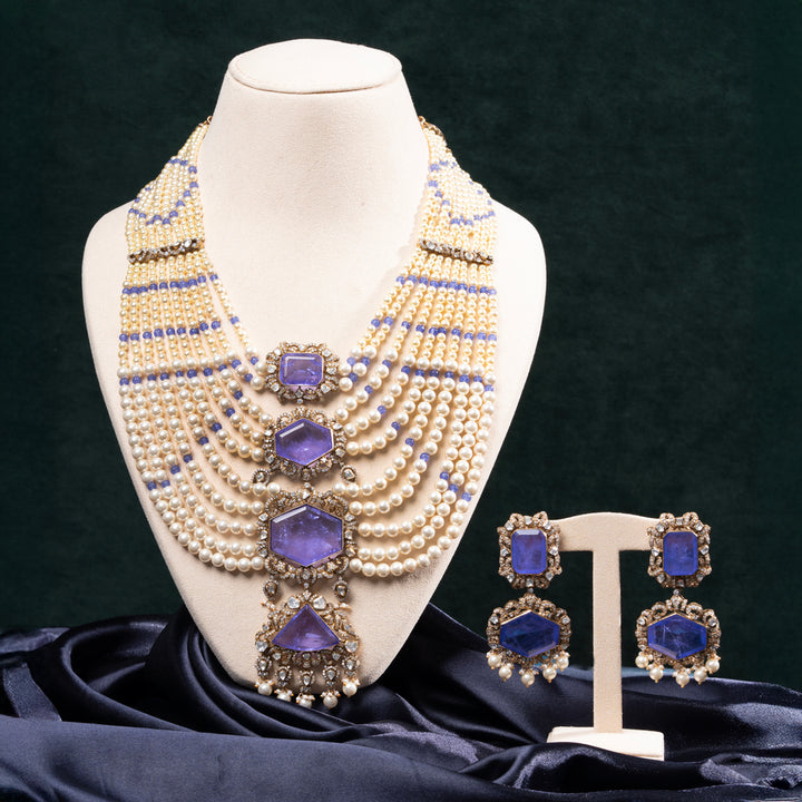 Regalia of Violet Necklace Set