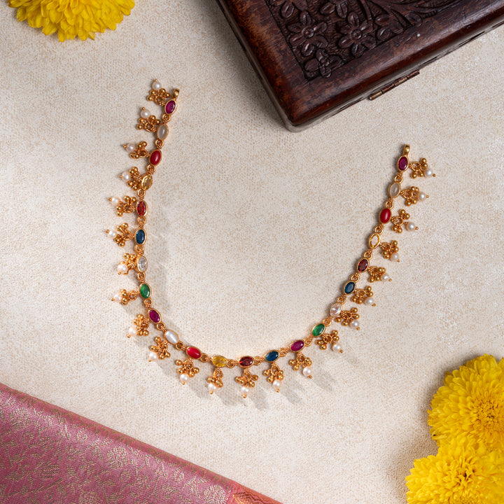 Navaraaya Short Necklace