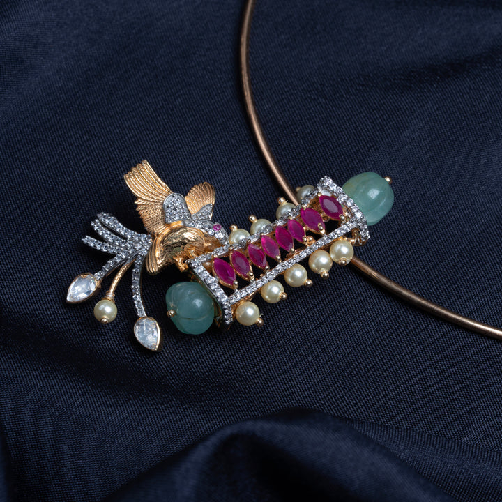 Rubywing Hummingbird Necklace Set