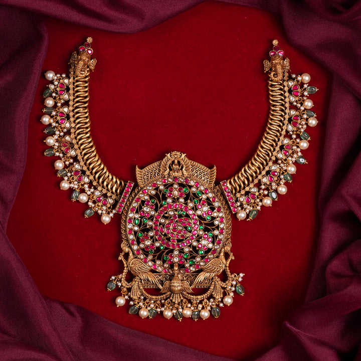Lakshmirachana Mor Short Necklace