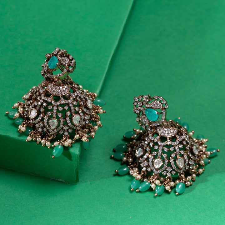 Gulmor Polki Jhumka