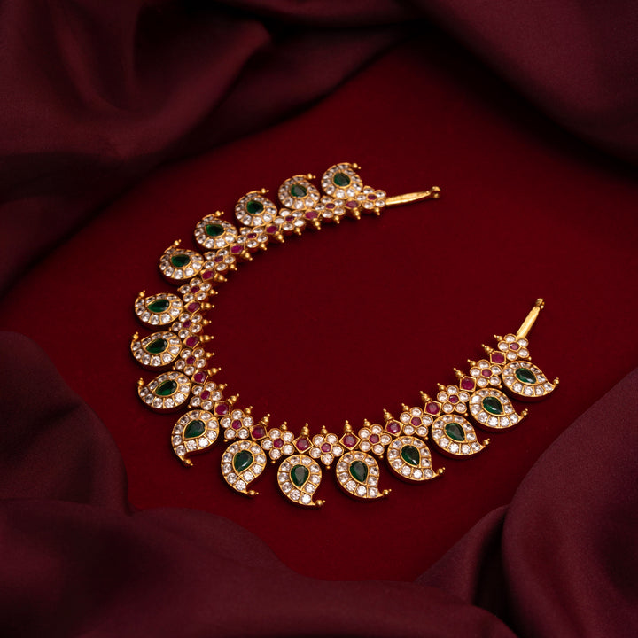 Semi Stiff Mango Necklace